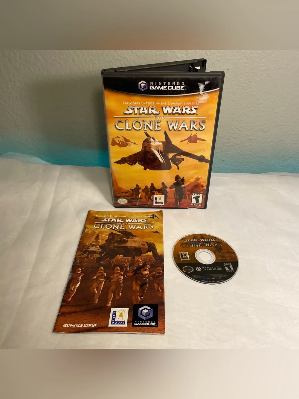 Star Wars: The Clone Wars (Nintendo GameCube, 2002) - Complete - CIB - Tested